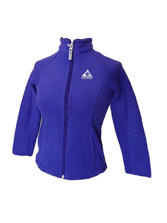 Girls Fleece Jacket (Small 7/8, Purple Iris)