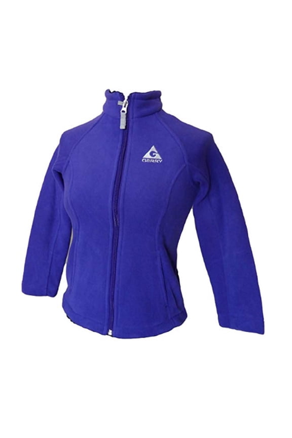 Girls Fleece Jacket (Small 7/8, Purple Iris)