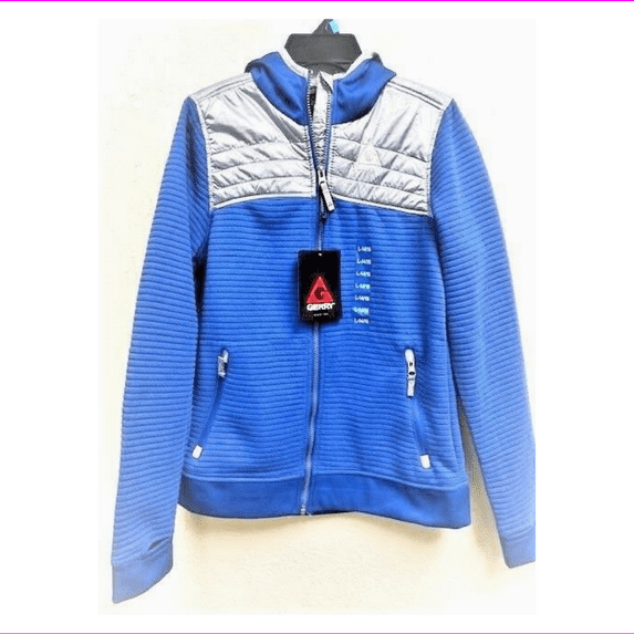 Gerry Kid's Full Zipped Hoodie Jacket M-10/12/Blue/Gray