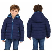 Gerry Kids Lined Bubble Jacket (2T, Blue/Light Blue)