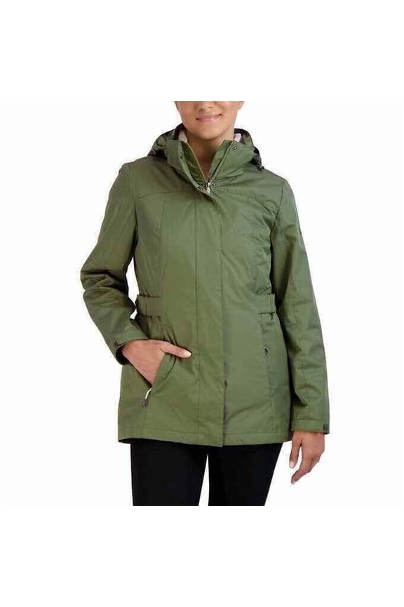 Ladies' 3-in-1 Rain Systems Vest-Jacket (Green, XXL)