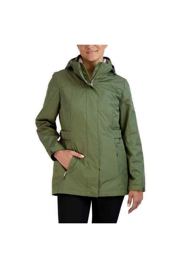 Ladies' 3-in-1 Systems Jacket with Removable Inner Vest Size: M, Color: Green