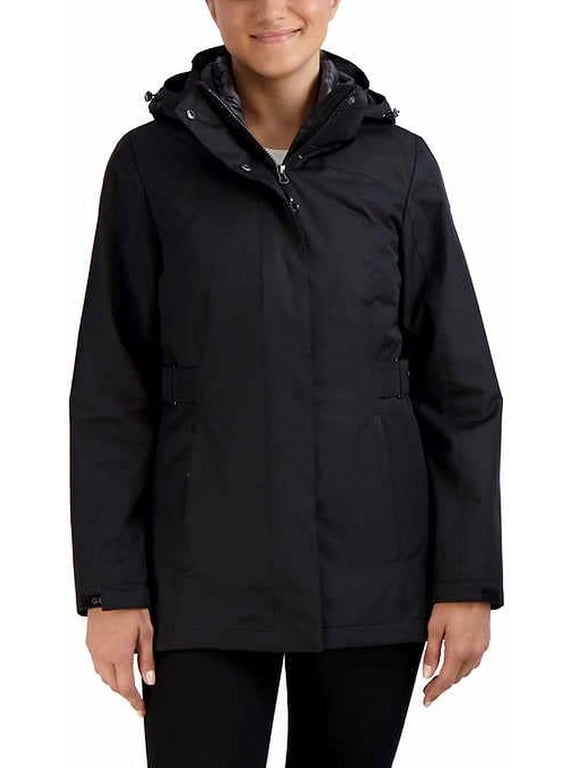 Ladies' 3-in-1 Systems Vest-Jacket (Black, Small)