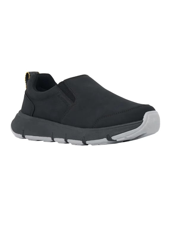 MOC II Slip On Sneakers Men's Black Soft Lightweight Casual Shoes - Size 10.5