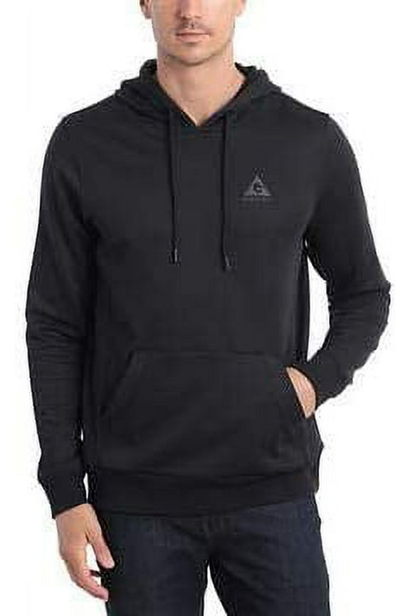 Men's Fleece Performance Hoodie (Black, Medium)
