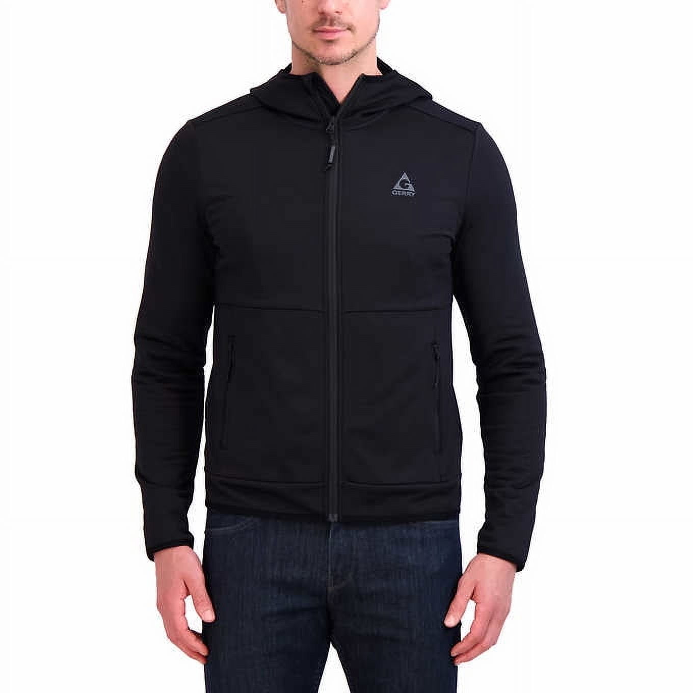 GERRY　空調服　ブラック　Mサイズ Gerry Men's Full Zip Hoodie Black, Mid-Weight, 4-Way Stretch