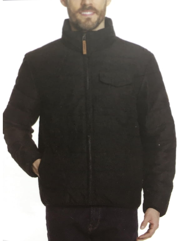 Men's Quilted Bearwood Workwear Full Zip Jacket, Black XXL - NEW