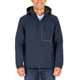 thumbnail image 1 of Gerry Men’s Softshell Jacket – Water & Wind Resistant, Adjustable Hood & Cuffs, Heavyweight Outdoor Coat (Blue, Small), 1 of 6
