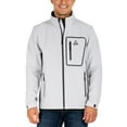 thumbnail image 1 of Gerry Men’s Softshell Jacket – Water & Wind Resistant, Adjustable Hood & Cuffs, Heavyweight Outdoor Coat (Gray, Medium), 1 of 6