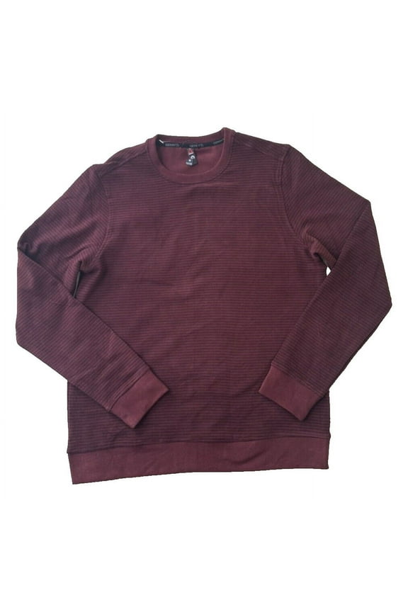 Men's Stretch Fleece Crew Pullover, Blue, Size L