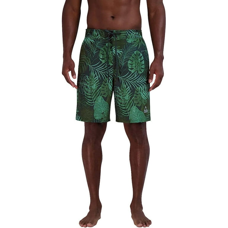 Gerry Men s Swim Trunk Shorts with UV Protection Green L Walmart