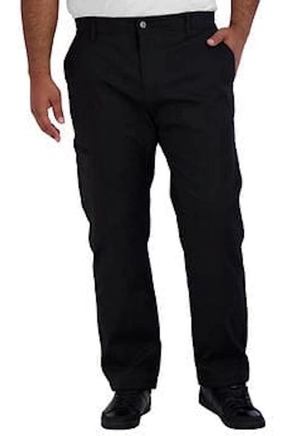 Men's Venture Fleece Lined Stretch Comfort Pant (Black, 30x32)