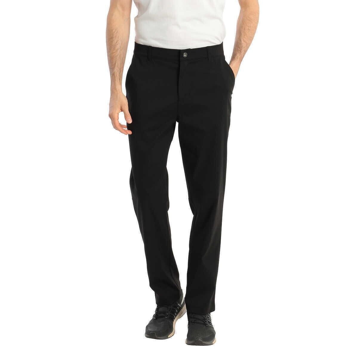 Gerry Men?€?s Venture Fleece Lined Stretch Pants Cargo Pocket black ...
