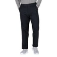 thumbnail image 1 of Gerry Men's Water Resistant Fleece Lined Stretch Pants with Zip Pockets and Adjustable Hem, Black (30W x 32L), 1 of 3