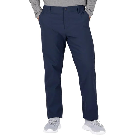 Gerry Men's Water Resistant Fleece Lined Stretch Pants with Zip Pockets and Adjustable Hem, Blue (38W x 29L)