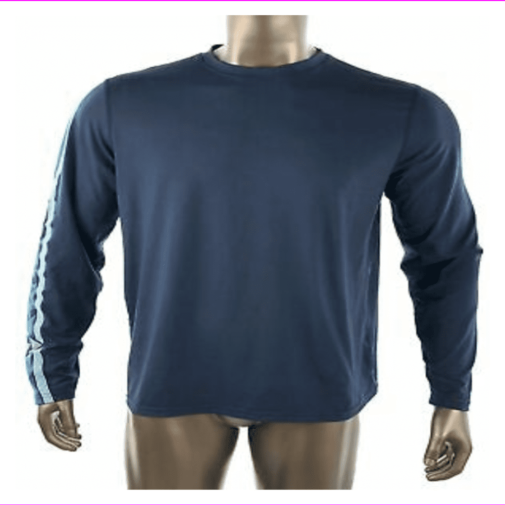 Gerry Men’s sleeve Long Sleeve Pill resistant Quick dry Sun Protection  T-Shirt XL/Suit Blue
