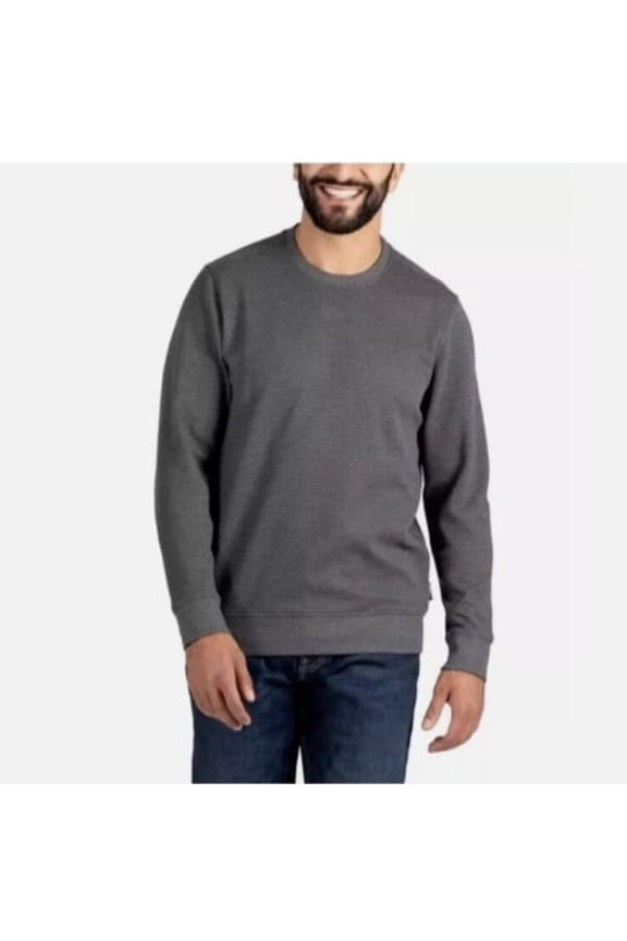 Mens XL Gray Crewneck Long Sleeve Sweatshirt Pullover