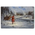 thumbnail image 1 of Gerry Metz LS2014M1218-GM 18 x 12 in. John Colter Exploring Yellowstone - Classic Metal Sign, 1 of 1