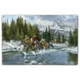 thumbnail image 1 of Gerry Metz LS2229M1218-GM 18 x 12 in. Running from Trouble - Classic Metal Sign, 1 of 1