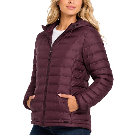 Gerry Women's Lightweight Quilted Hooded Puffer Jacket Winter Coat