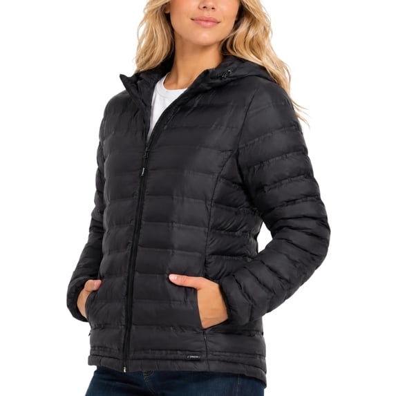 Gerry Women's Lightweight Quilted Hooded Puffer Jacket Winter Coat
