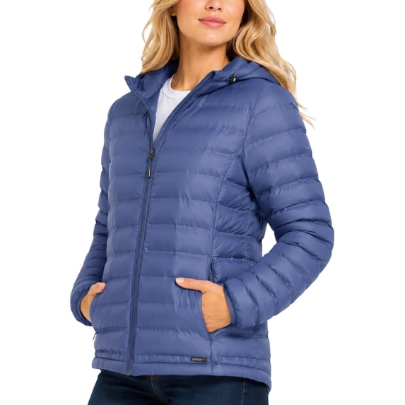 Gerry Women's Lightweight Quilted Hooded Puffer Jacket Winter Coat