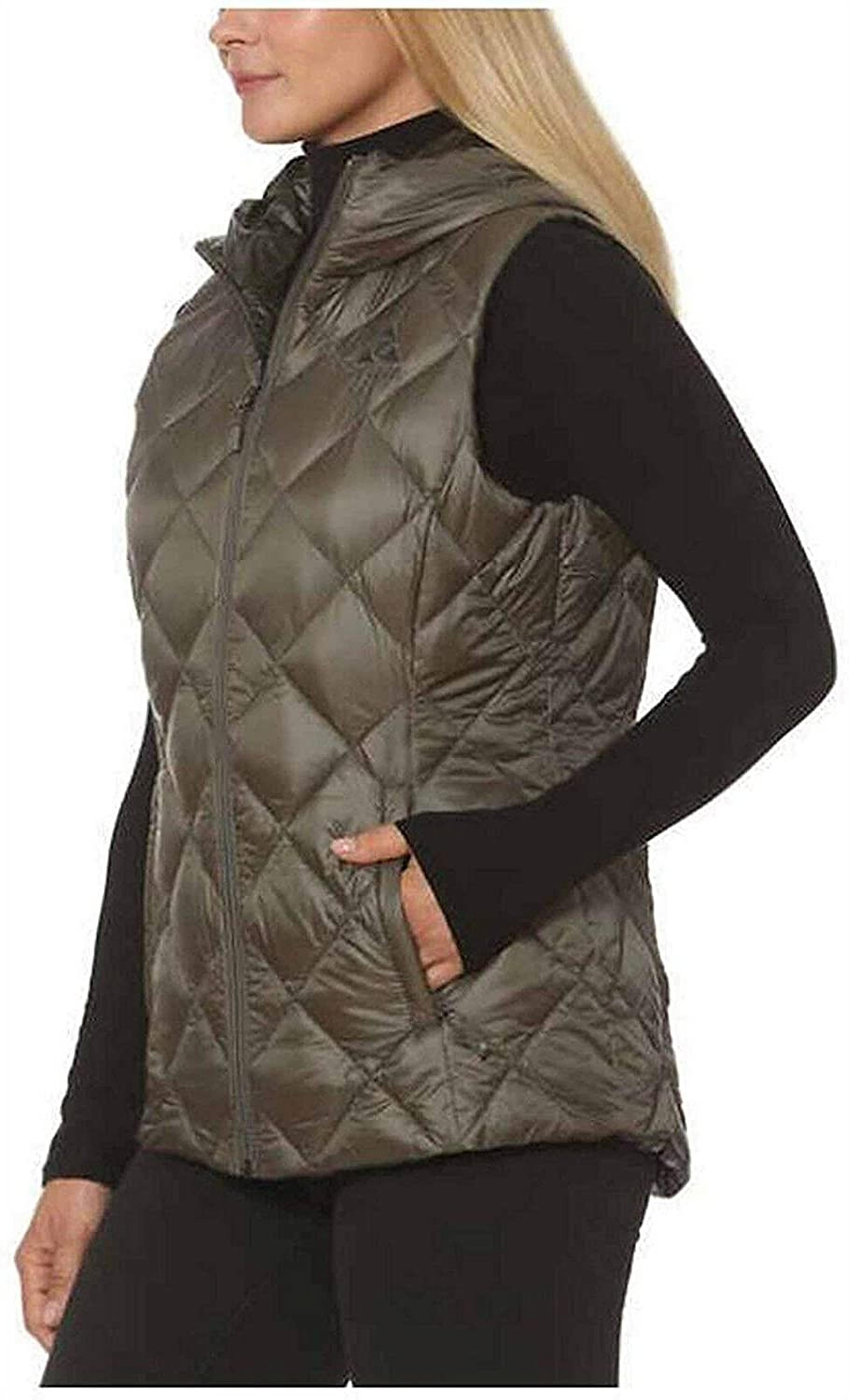 Gerry Women's Reversible Down Packable Hooded Vest - Walmart.com