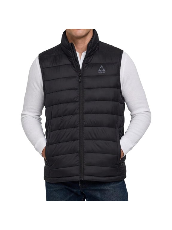 Puffer Vest for Men – Lightweight Sleeveless Outdoor Vest with Pockets, Puffer Vest Jacket for Men Outerwear