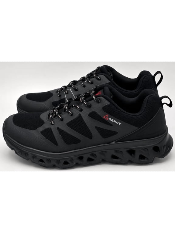 Speed Trail Shoes Mens Hiking Athletic Sneaker Black Mesh Lightweight 8.5 US