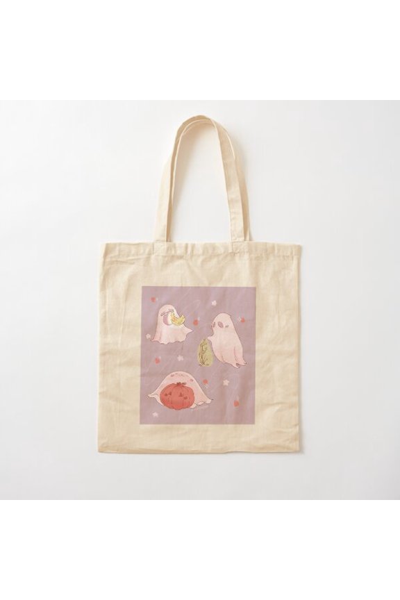 Gerry The Ghost Compilation Canvas Tote Bags, Reusable Shopping Bag