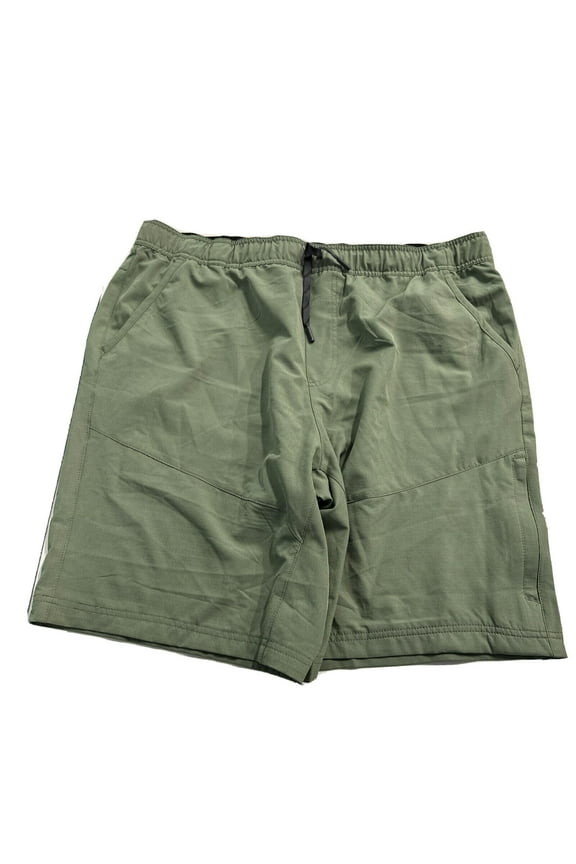 Ventur Mens Pull On Trail Short | Green, X-Large