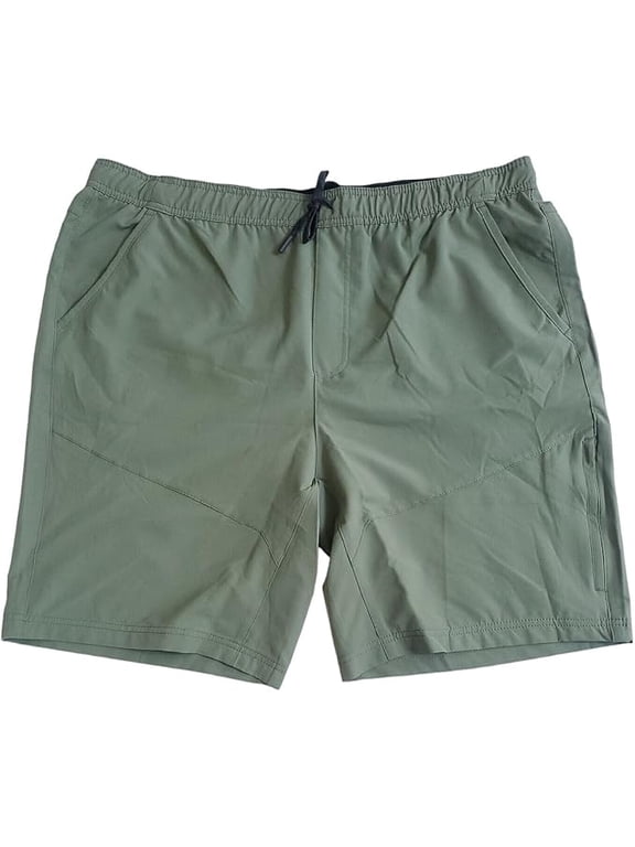 Ventur Mens Pull On Trail Short | Green, XX-Large