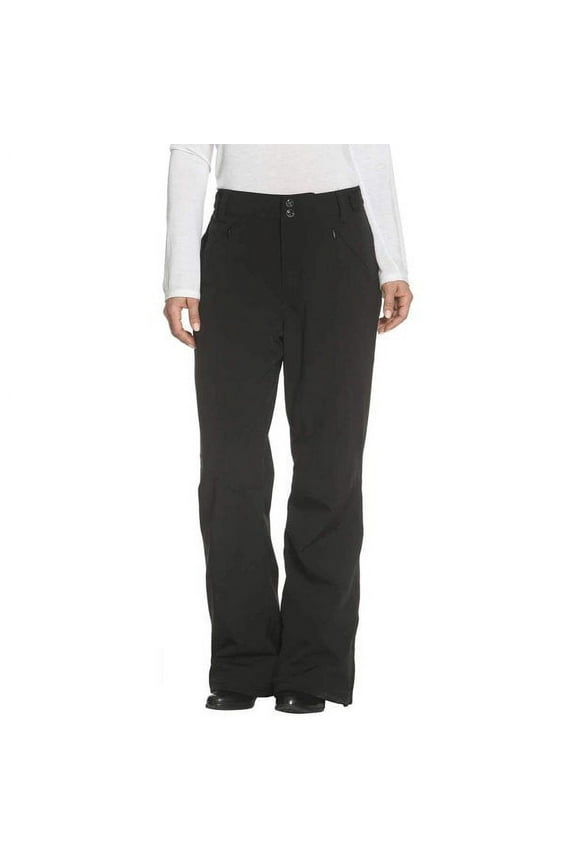 Women's Snow-tech Pants Boarder Ski Pant 4 Way Stretch (M, Black)