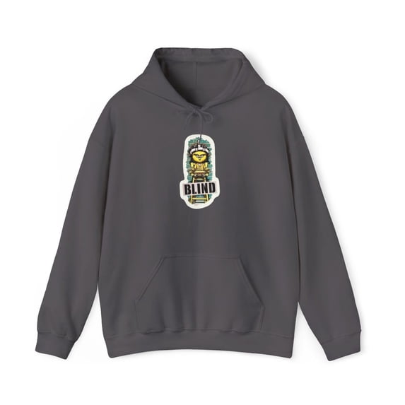 Gershon Mosley Blind Electric Chair Vintage Skateboard 2000 Classic Hoodie Print - Charcoal / 3XL