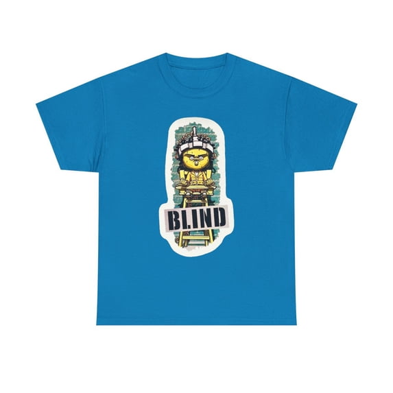 Gershon Mosley Blind Electric Chair Vintage Skateboard 2000 Classic TShirt Print - Sapphire / S
