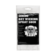 Gerson 070295B Spray Sock, Non-Linting, Bleached Cotton, White, Box of 12