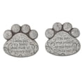 thumbnail image 1 of Gerson 10-Inch Long Cement Pet Memorial Paw Print Stepping Stones (Set of 2), 1 of 4