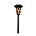 thumbnail image 1 of Gerson 13.5" Pre-Lit Black Diamond Battery Operated LED Outdoor Patio Lantern, 1 of 3