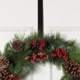 thumbnail image 1 of Gerson 14 In. Metal Over-The-Door Black Wreath Hanger 2666390DIB, 1 of 1