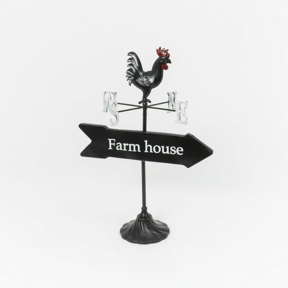 Gerson 20.5 in H Metal Rooster Weather Vane