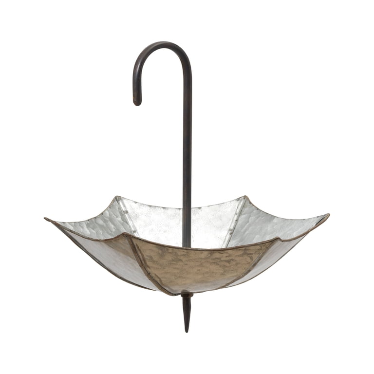 Gerson 24-Inch Tall Hanging Galvanized Metal Umbrella Plant Holder -  Walmart.com