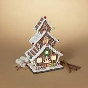Gerson 2549740 Battery Operated Lighted Holiday Gingerbread House, 13-inch Height