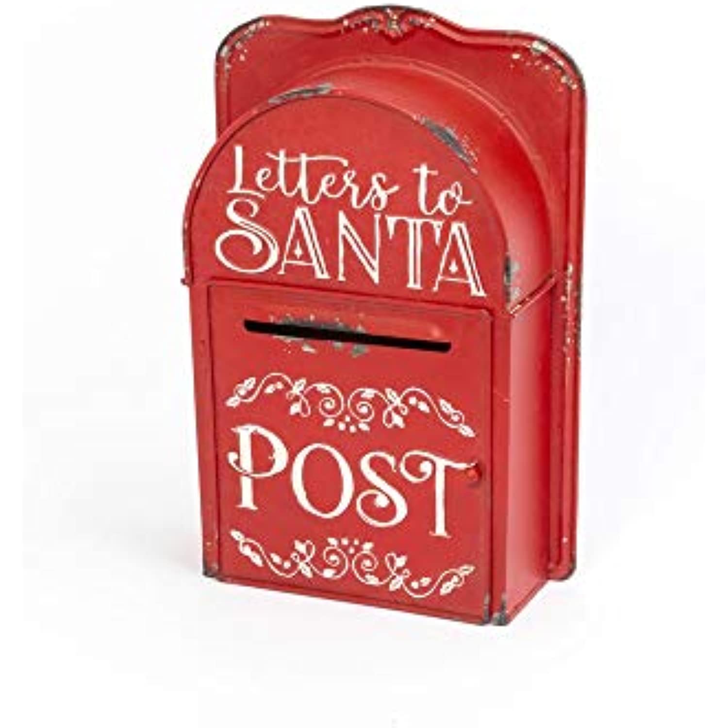 Gerson 2552180 Metal Holiday Mailbox 15.3"H