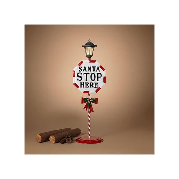 Gerson 2589400 Solar Holiday Decorative Sign, 42.3-inch Height