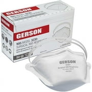 Gerson 3230+ N95 Respirator NIOSH-Approved FDA Surgical, 200 Masks (4 Boxes of 50)