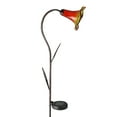 thumbnail image 1 of Gerson 45.25" Transparent Orange Lighted Lily Solar Powered Outdoor Lawn Stake, 1 of 2