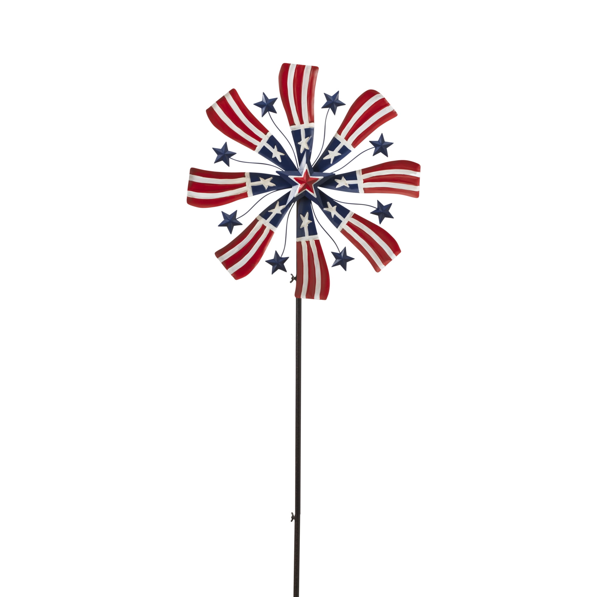Gerson 63 in H Metal Americana Wind Spinner