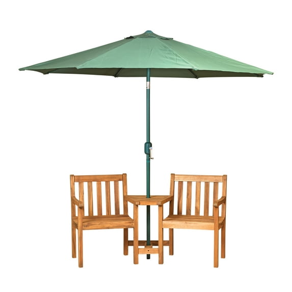 Gerson 65-Inch Long Wooden Jack and Jill Patio Set