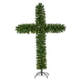 thumbnail image 1 of Gerson 7.5 ft. Pre Lit Warm White Incandescent Christmas Cross, 1 of 3