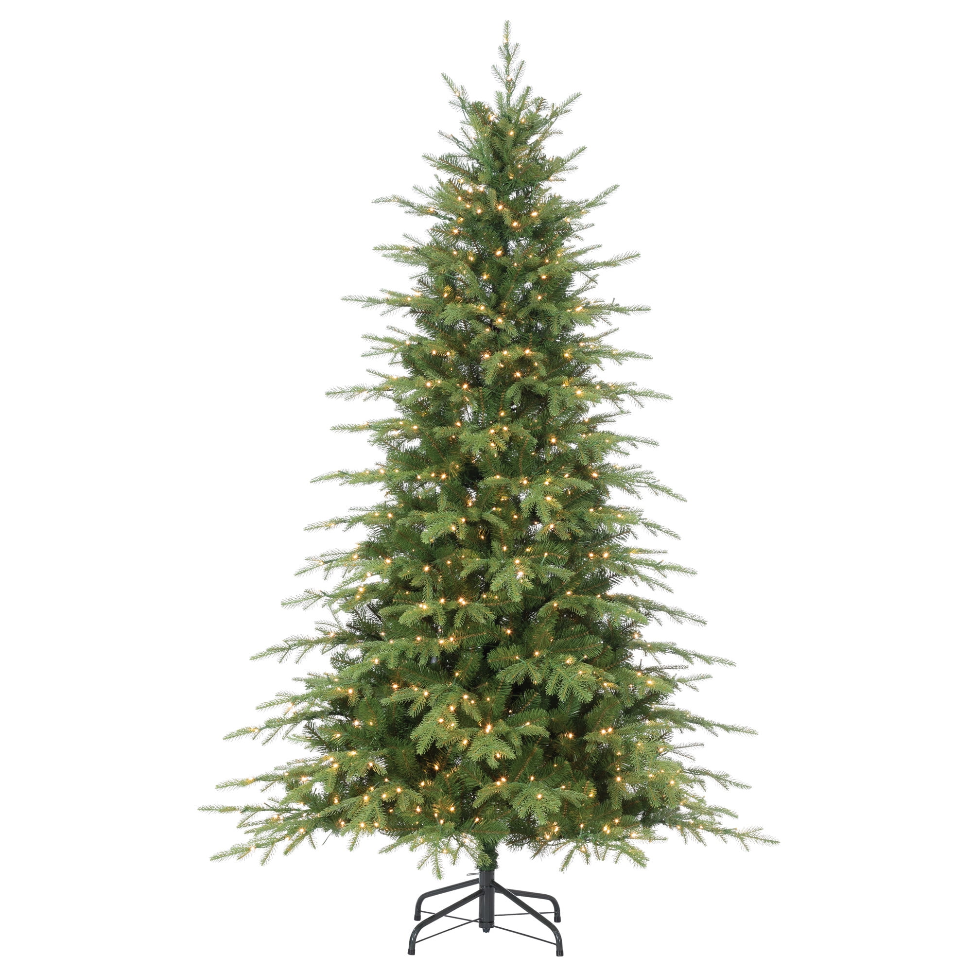 Gerson 7.5 ft. Pre Lit Warm White LED Natural Cut Mountain Ash ...